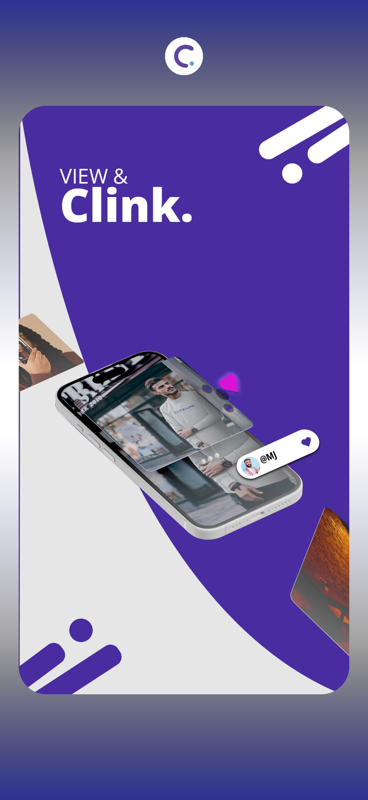 Clickilink View and Clink discovery experience on mobile